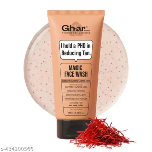 Ghar Soaps Magic De-Tan Face Wash 100ml for All Skin Types
