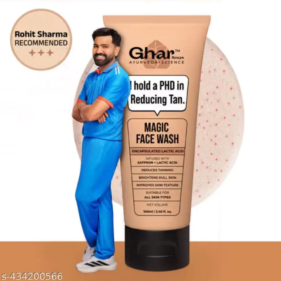 Best De-Tan Face Wash with Saffron and Lactic Acid