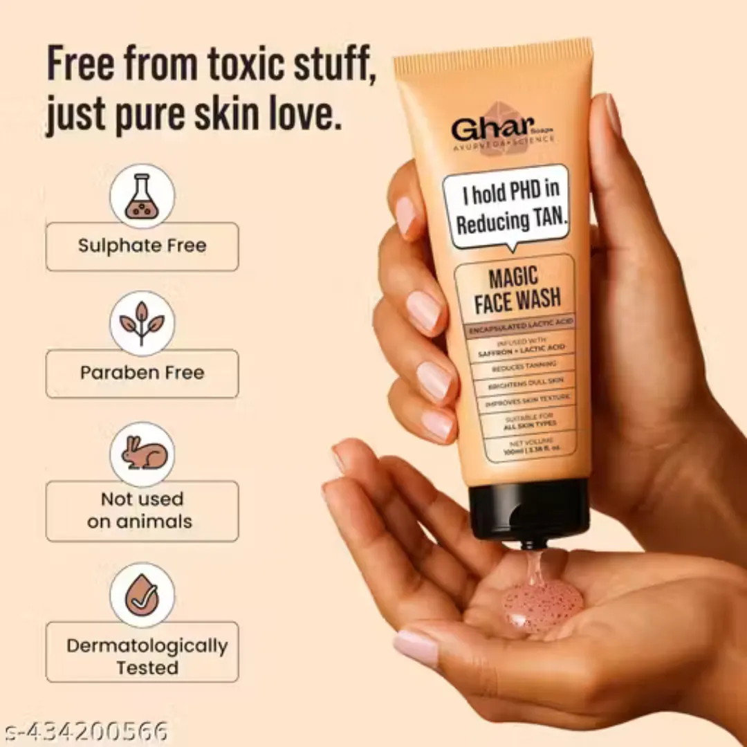Ghar Soaps Brightening Face Wash for Men and Women
