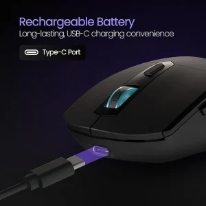 Portronics Toad One Ambidextrous Optical Mouse Rechargeable