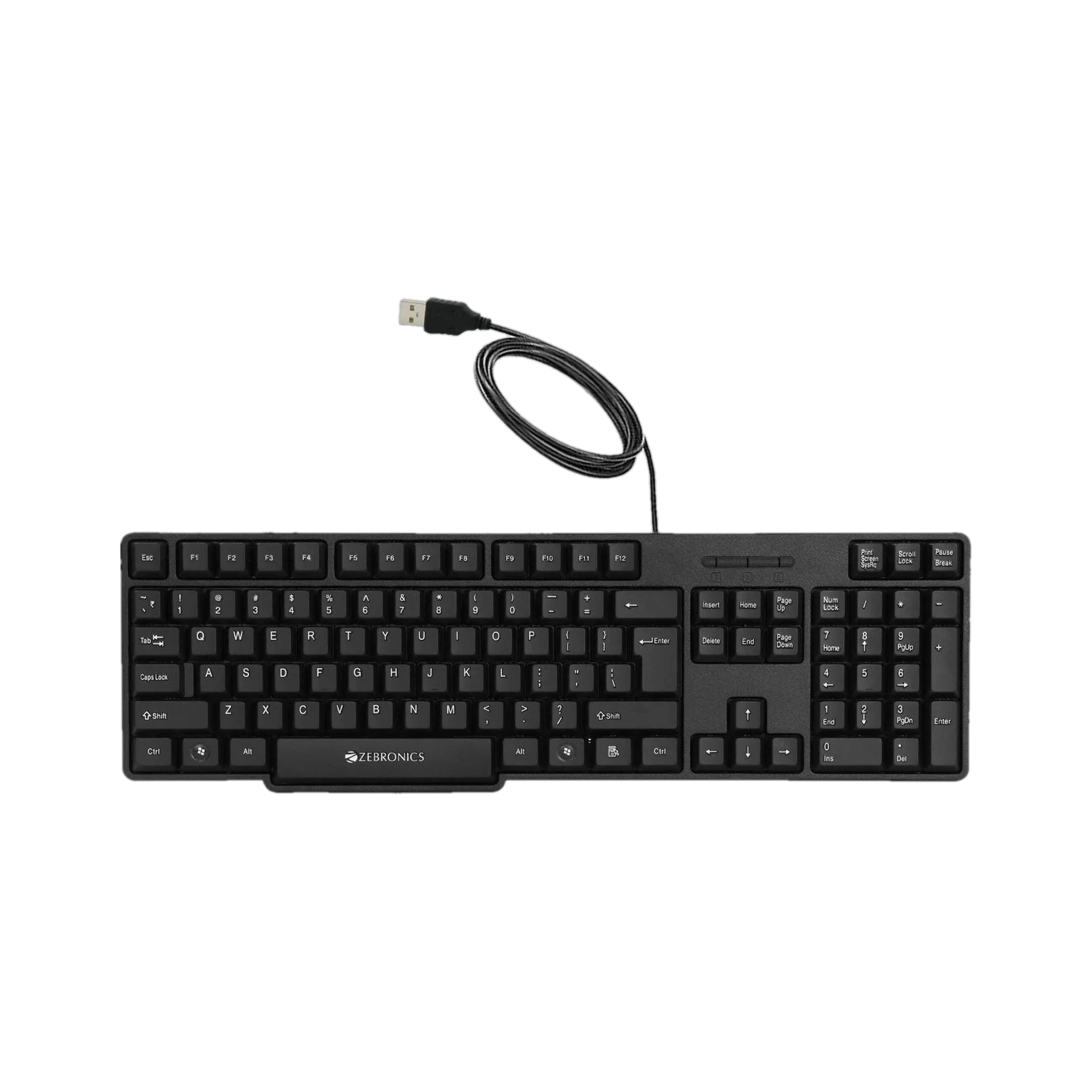 ZEBRONICS Zeb-K20 / Zeb-K65 Wired USB keyboard
